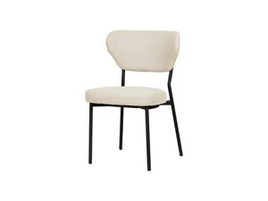 FEROS Duko Stapelstuhl mit Bezug, Farbe Beige, Indoor,...