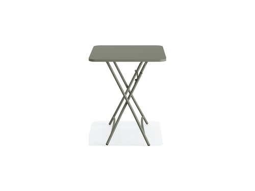 FEROS Breeze Bistro Klapptisch Metall, Farbe Gr�n, Indoor & outdoor, BTH 600 x 600 x 740 mm