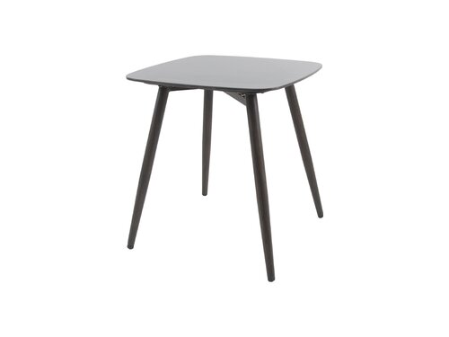 FEROS Pedro Terrassentisch, Farbe Wenge-Schwarz Ceramic, Indoor & outdoor, BTH 700 x 700 x 760 mm