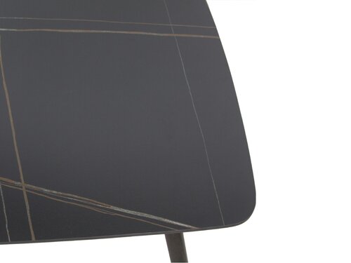 FEROS Pedro Esstisch, Farbe Wenge-Schwarz Ceramic, Indoor & outdoor, BTH 1600 x 900 x 760 mm