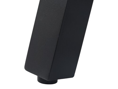 BEST Halo Gartentisch Rund, Farbe Schwarz, Indoor & Outdoor, BTH 1000 x 1000 x 750 mm