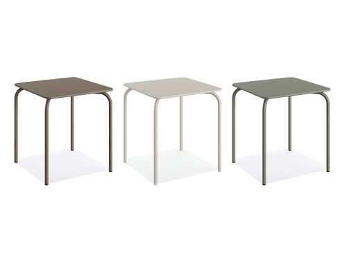 FEROS Olly Terrassentisch quadratisch, Indoor & outdoor, in verschiedenen Farben