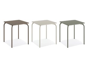 FEROS Olly Terrassentisch quadratisch, Indoor & outdoor,...