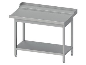 Ablauftisch Anbauseite rechts mit Gef�lle, mit Grundboden...