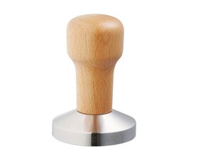 Stalgast Tamper aus Edelstahl, mit Holzgriff, � 58 mm, 85...