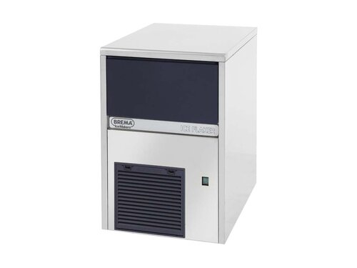 Brema Flockeneisbereiter, 60 kg/24 h, luftgek�hlt, 9 kg Eisvorratsbeh�lter, Ablaufpumpe, R290, BTH 450 x 620 x 680 mm