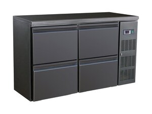 Combisteel Barkhltisch Standard Line, 4 Schubladen, 350...