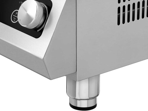 Bartscher Induktionskocher 2P 35-1 TCK, 2 Kochstellen  280 mm, 7 kW, Tischmodell, BTH 430 x 865 x 235 mm