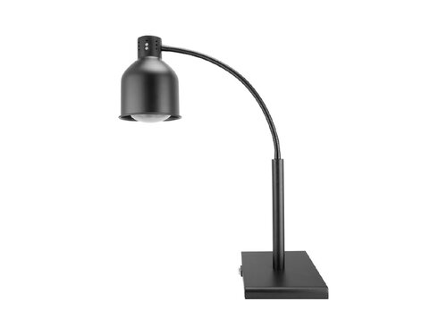 Hendi W�rmelampe, Schwarz, flexibler Arm, 0,25 kW, BTH 268 x 200 x 660 mm