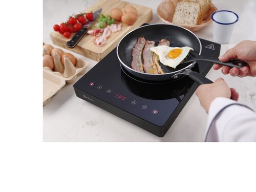 Hendi Induktionskocher Kitchen-Line, 2 kW, Timer, 11 Stufen, BTH 297 x 411 x 57 mm