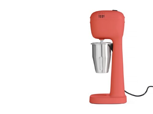 Hendi Milchshake-Mixer Rot, Komplettset, Inhalt: 0,5 Liter, bis 19.000 U/Min