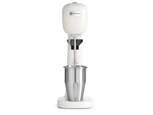 Hendi Milchshake-Mixer, BPA-frei, Wei�, Komplettset, Inhalt: 0,5 Liter, bis 19.000 U/Min