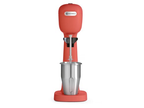 Hendi Milchshake-Mixer, BPA-frei, Rot, Komplettset, Inhalt: 0,5 Liter, bis 19.000 U/Min