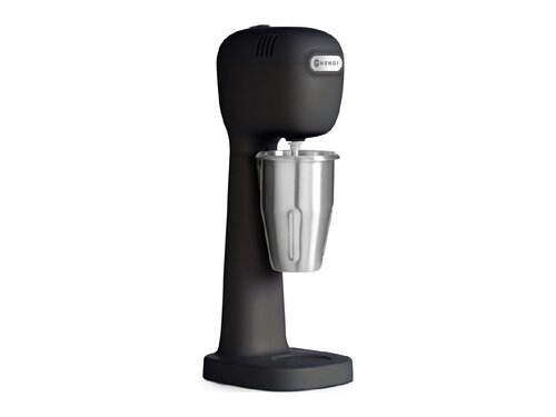 Hendi Milchshake-Mixer, BPA-frei, Schwarz, Komplettset, Inhalt: 0,5 Liter, bis 19.000 U/Min