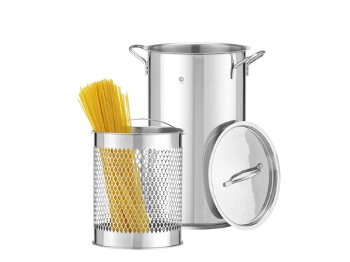 Hendi Spargel- und Nudeltopf XL, Edelstahl, 5,5 Liter,  162 mm, Hhe 280 mm