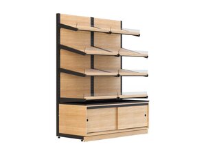 KBS Bckerei Brotregal 160, 3 Regalbden, LED...