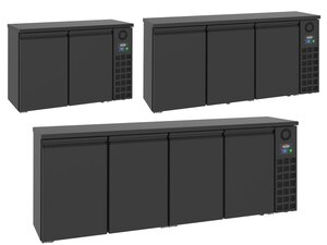 Combisteel Barkhltisch Pro Line, 2 - 4 Tren, Schwarz