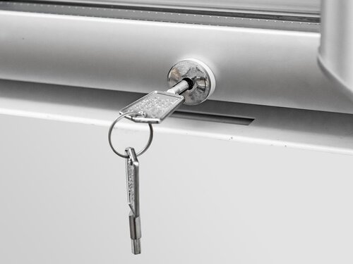 vaiotec TOPLINE 900 Getr�nkek�hlschrank, Wei�, 2 Fl�gelt�ren, 870 Liter, Umluftk�hlung, Leuchtaufsatz, BTH 1090 x 742 x 2180 mm