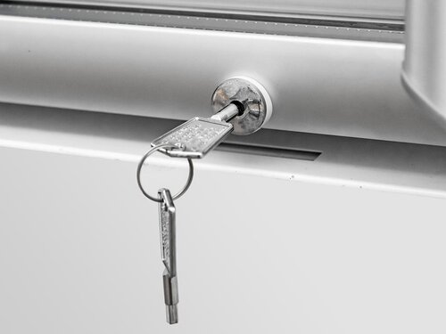 vaiotec TOPLINE 1200 Getr�nkek�hlschrank, Wei�, 2 Fl�gelt�ren, 1040 Liter, Umluftk�hlung, Leuchtaufsatz, BTH 1280 x 742 x 2180 mm