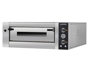 vaiotec TOPLINE Elektro Pizzaofen,1 Backkammer, Schamottstein-Boden, 9x �34cm, BTH 1450 x 1185 x 405 mm