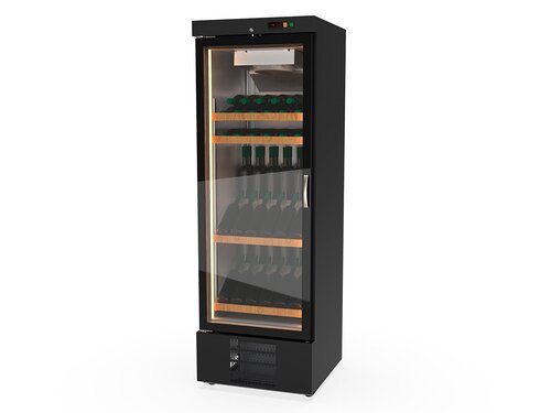 vaiotec TOPLINE 750 Weink�hlschrank 600, Schwarz, 505 Liter, 105 Flaschen, BTH 680 x 735  x 2055 mm