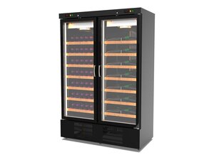 vaiotec TOPLINE 750 Weink�hlschrank 1200 Duo, Schwarz,...