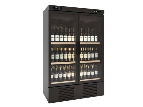 vaiotec TOPLINE 800 Weink�hlschrank 1000, Schwarz, 1000 Liter, BTH 1250 x 770 x 1935 mm