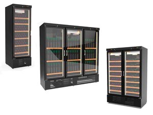 vaiotec TOPLINE 750 Weink�hlschrank, Schwarz, in...