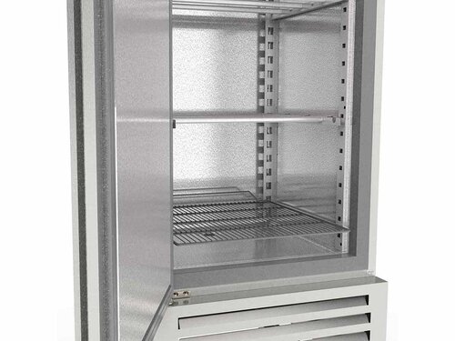 vaiotec TOPLINE 750 Reifeschrank 600AT Duo, Edelstahl, 490 Liter, Abtropfen und Trocknen, 2 Zonen, BTH 680 x 735 x 2160 mm