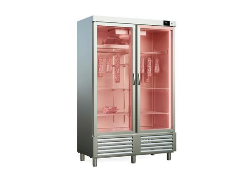 vaiotec TOPLINE 750 Reifeschrank 1200AT, Edelstahl, 1201 Liter, Abtropfen und Trocknen, BTH 1370 x 735 x 2160 mm