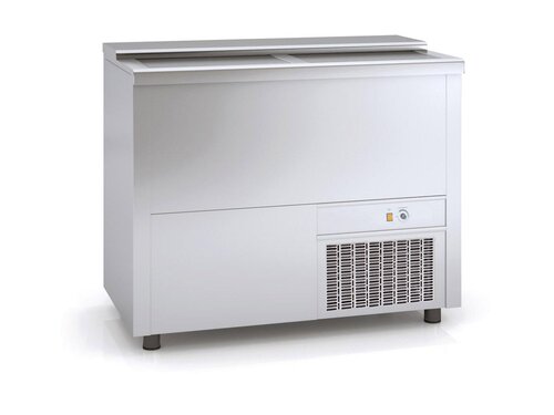 vaiotec TOPLINE 550 Getr�nkek�hltruhe 200, 2 Edelstahlschiebedeckel, 270 Liter, BTH 1010 x 550 x 850 mm