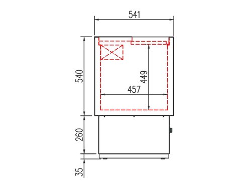 vaiotec TOPLINE 550 Getr�nkek�hltruhe 150, Wei�, Edelstahlschiebedeckel, 129 Liter, BTH 705 x 545 x 840 mm