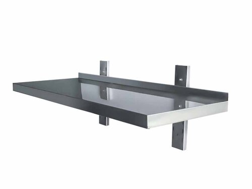 vaiotec EASYLINE 300 Wandbord, 1 Ablageboden, Aufkantung, BTH 1400 x 300 x 35 mm