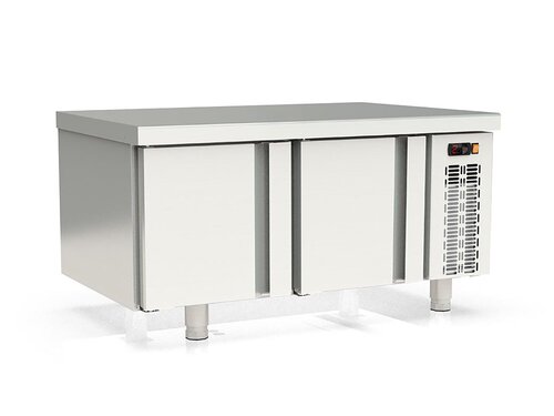 vaiotec TOPLINE 700 Unterbauk�hltisch 250, 2 T�ren, f�r GN 1/1, 169 Liter, Umluftk�hlung, BTH 1200 x 700 x 600 mm