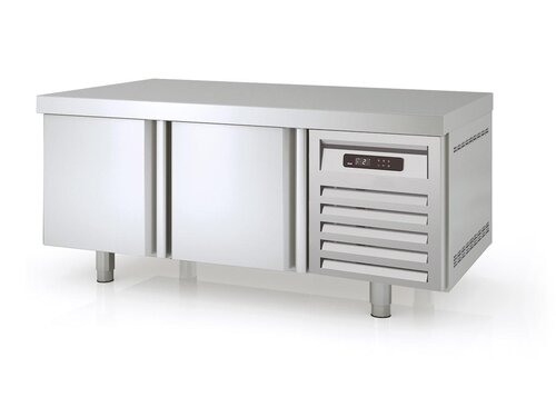 vaiotec TOPLINE 700 Unterbauk�hltisch 300, 2 T�ren f�r GN 1/1, 169 Liter, Umluftk�hlung, BTH 1345 x 700 x 600 mm