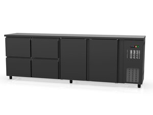 vaiotec TOPLINE 530 Barkhltisch mit 2 Tren, 4...