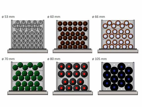 vaiotec TOPLINE 530 Bark�hltisch mit 4 Schubladen, Edelstahl, 325 Liter, Umluftk�hlung, BTH 1485 x 530 x 850 mm