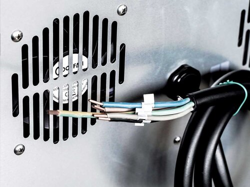 Combisteel Induktionsherd, 4 Kochstellen, 4x 3,5 kW, offener Unterbau, BTH 800 x 700 x 941 mm