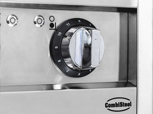Combisteel Induktionsherd, 4 Kochstellen, 4x 3,5 kW, offener Unterbau, BTH 800 x 700 x 941 mm