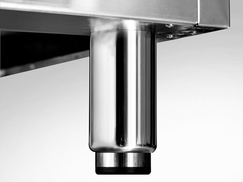 Combisteel Induktionsherd, 4 Kochstellen, 4x 3,5 kW, offener Unterbau, BTH 800 x 700 x 941 mm