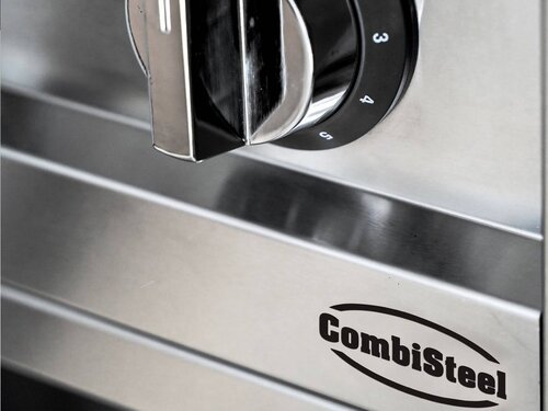 Combisteel Induktionsherd, 4 Kochstellen, 4x 3,5 kW, offener Unterbau, BTH 800 x 700 x 941 mm