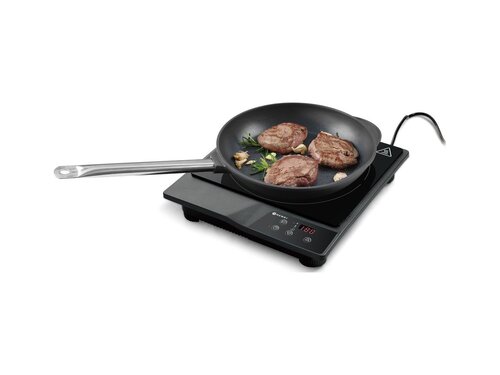 Hendi Induktionskocher Kitchen-Line, 1,8 kW, Timer, digital, BTH 319 x 355 67 mm