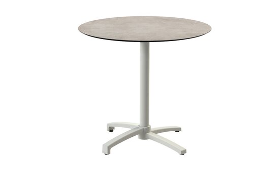 FEROS X Cross Terrassentisch Gestell Sand + Moonstone HPL...