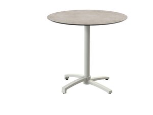 FEROS X Cross Terrassentisch Gestell Sand + Moonstone HPL...