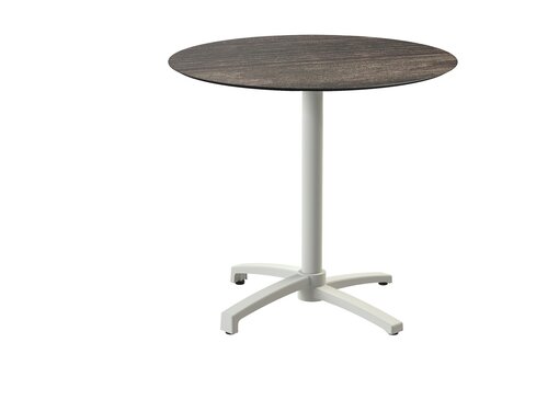 FEROS X Cross Terrassentisch Gestell Sand + Riverwashed...