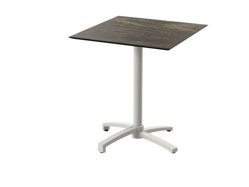 FEROS X Cross Terrassentisch Gestell Sand + Riverwashed...