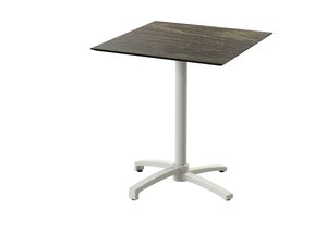 FEROS X Cross Terrassentisch Gestell Sand + Riverwashed...