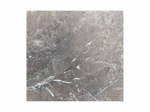 FEROS X Cross Terrassentisch Gestell Sand + Galaxy Marble HPL Tischplatte eckig 700 x 700 mm