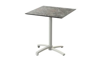 FEROS X Cross Terrassentisch Gestell Sand + Galaxy Marble...