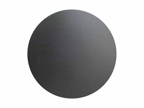 FEROS Infinity Stehtisch Gestell Schwarz + Schwarz HPL Tischplatte rund  700 mm